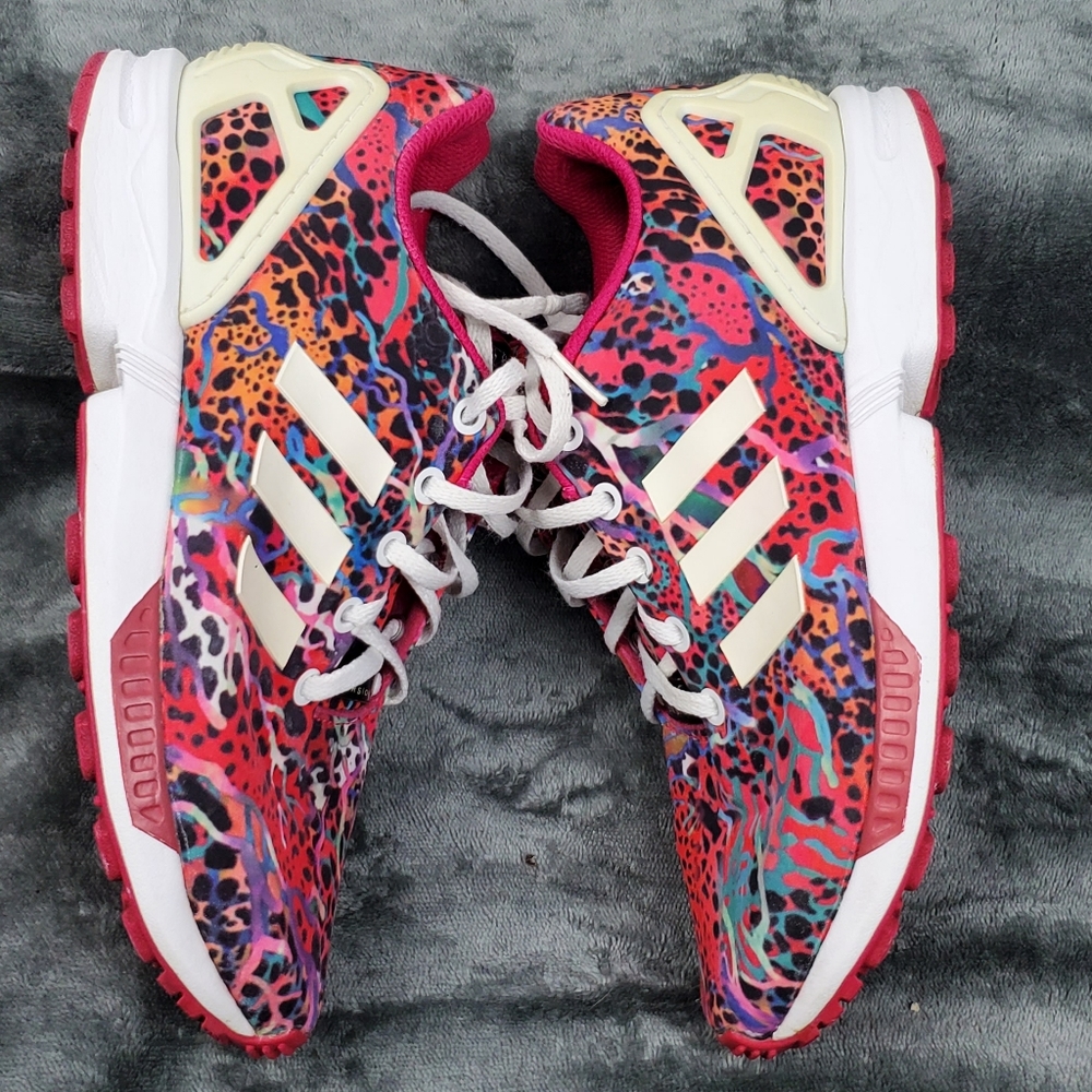 Adidas ZX Flux Torcion Pink multicolor Size 6 - Picture 8 of 13